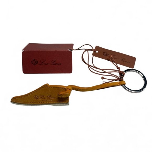 Loro Piana My Open Walk Suede Bag Charm / Keychain – New - Picture 1 of 2